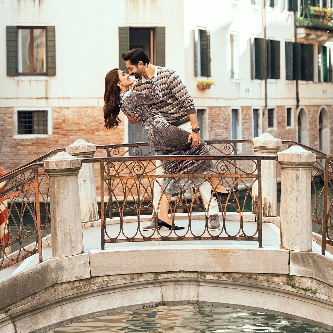 Ayeza Khan and Danish Taimoor Set Couple Goals in Venice with PDA-Filled Pictures