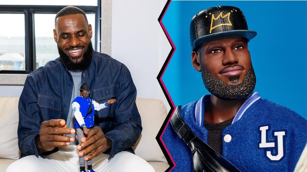 lebron james ken doll barbie mattel