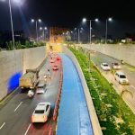 blue road concept