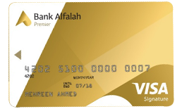 Alfalah Visa Premier Signature Debit Card