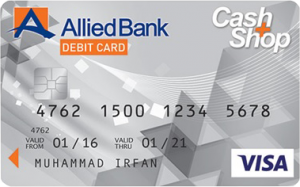 Allied Cash Shop Sapphire Visa Debit Card