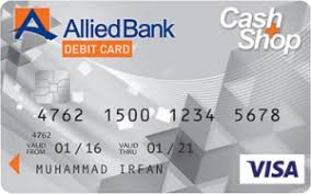 Allied Cash Shop Classic Visa Debit Card