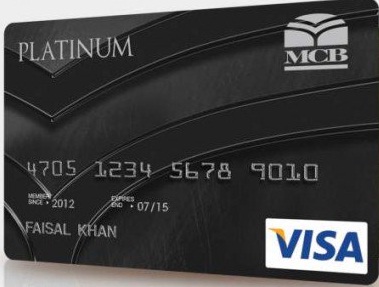 MCB Platinum Visa Debit Card