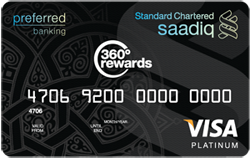 SC Saadiq VISA Platinum Debit Card