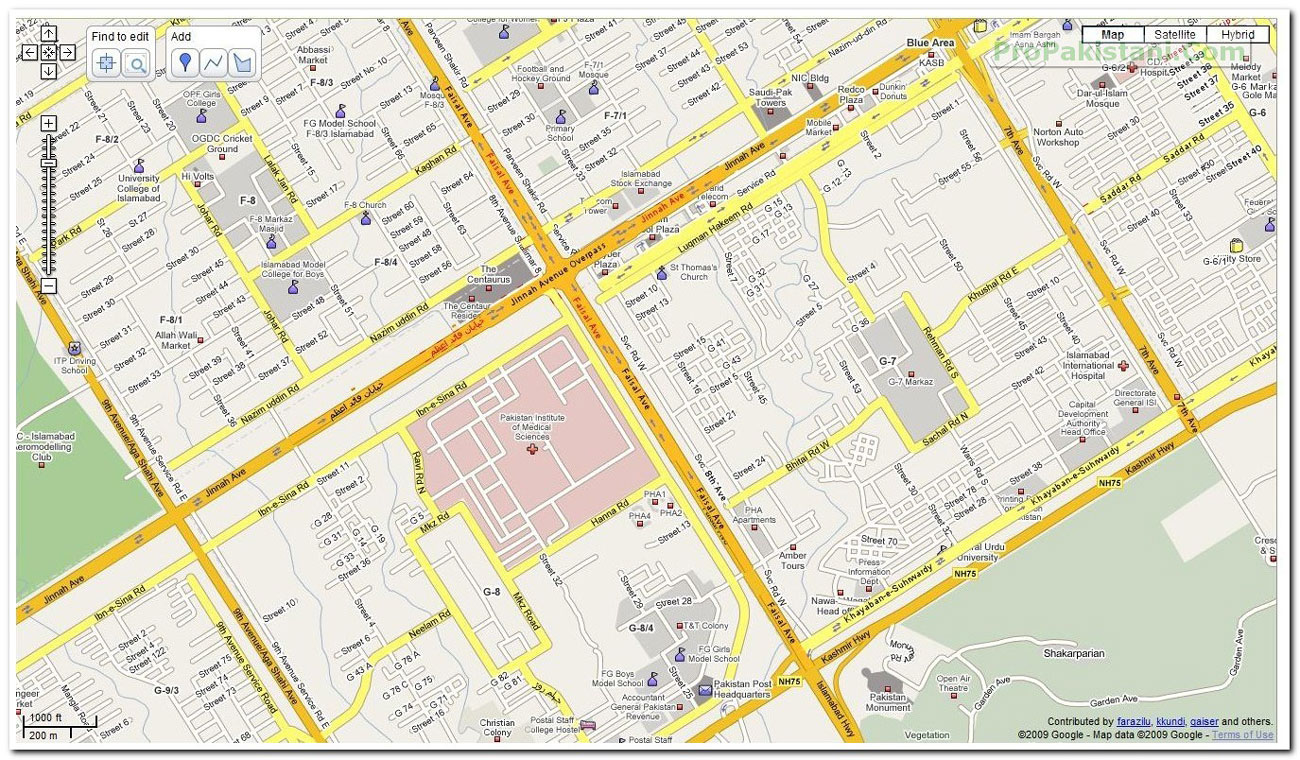 GPS Navigational Maps for Pakistan
