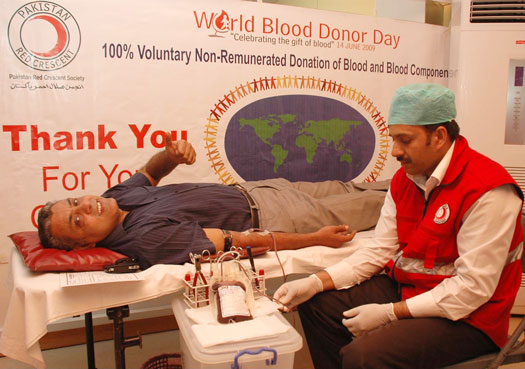 Zong and Red Crescent Organizes Blood Donation Camp