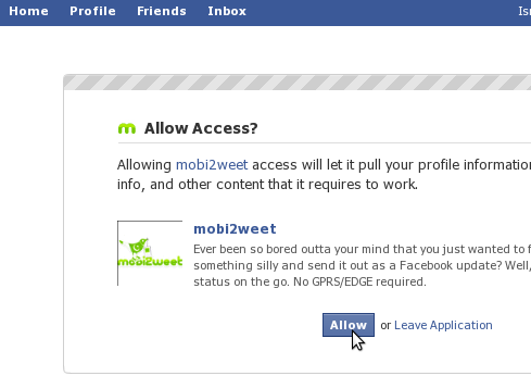 Get Facebook Updates Via SMS with MobiTweet – All Networks
