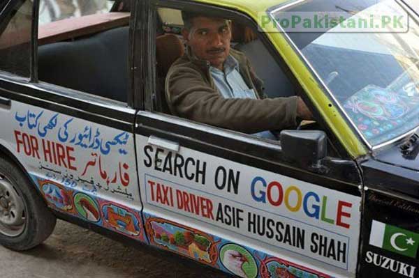 This Taxi Driver wants you to Search Him on Google