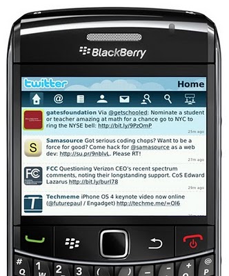 Twitter Usage May Hike with Official Blackberry App