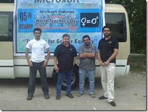 Microsoft Pakistan Team Going to Dar-ul-Falah