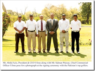 Ufone - Golf Sign up Pic