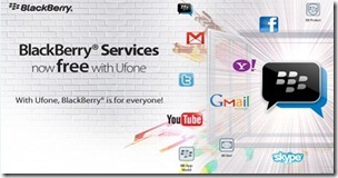 Ufone Offers Free Blackberry Services for 6 Months