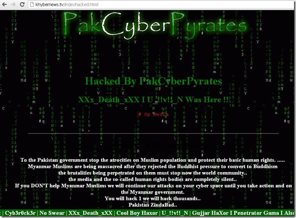 khyber-news-hacked