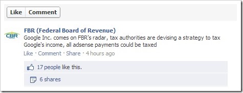 All Adsense Payments Can be Taxed: FBR