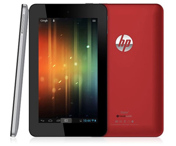 HP Goes Android by Announcing the Slate 7 tablet