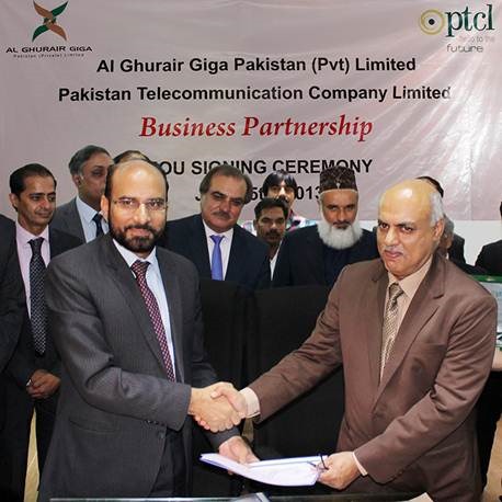 PTCL Signs Mou With Al Ghurair Giga Pakistan For Provision of ICT Services