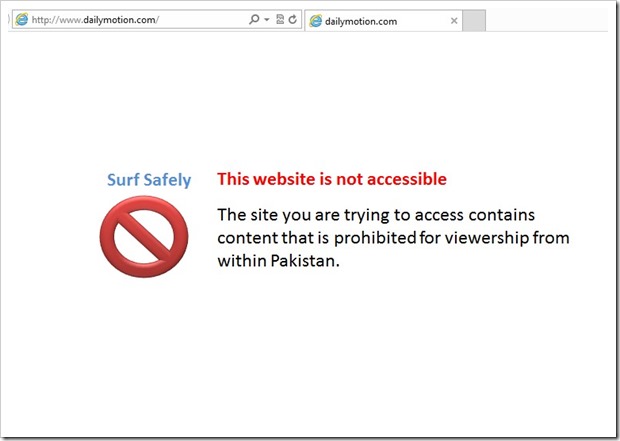 DailyMotion Gets Partially Inaccessible in Pakistan