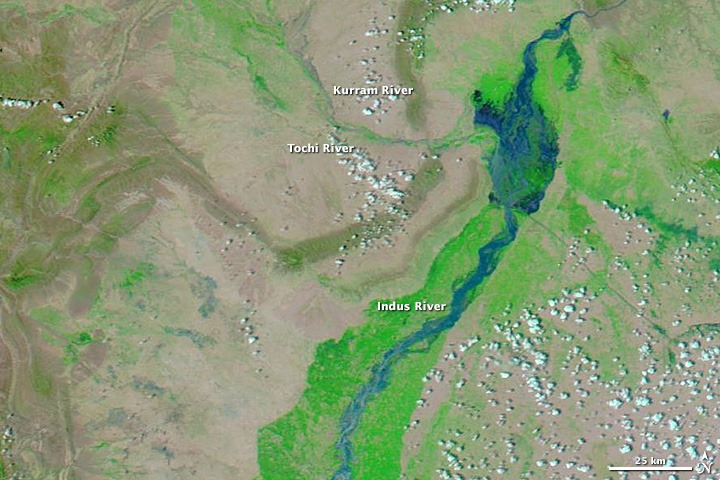 NASA Uploads Satellite Images of Deadly Monsoon Floods in Pakistan