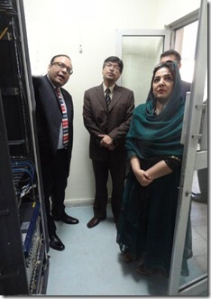 Anusha Rehman During Surprise Visit to USF site