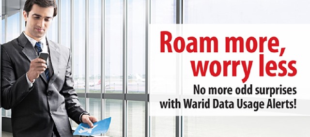 Warid Offers Free Data Usage Alerts for International Roaming Subscribers