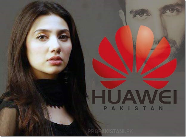 Mahira Khan with Huawei