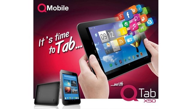 QMobile Announces its First Tablet, the QTab X50