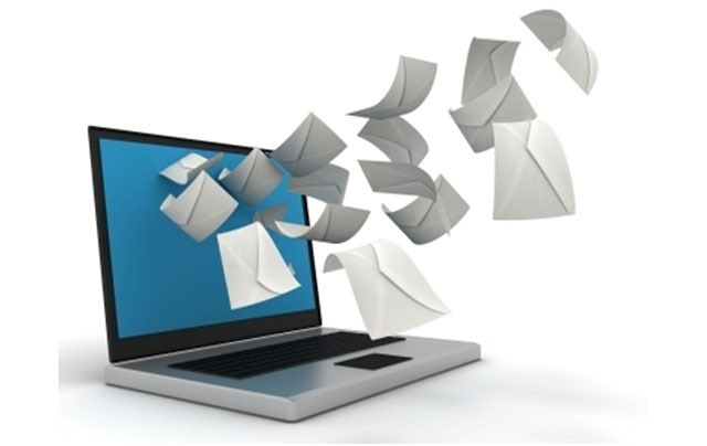 The sent emails and tweets will fly around like birds, each with a different sound depending on the sender