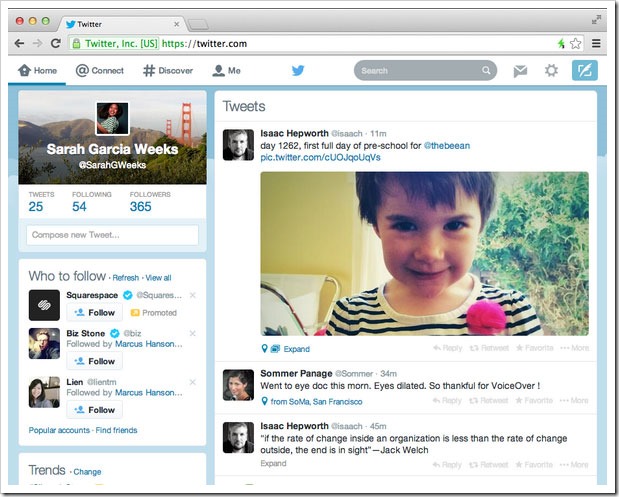 Twitter Sees a Redesign in its Web Interface
