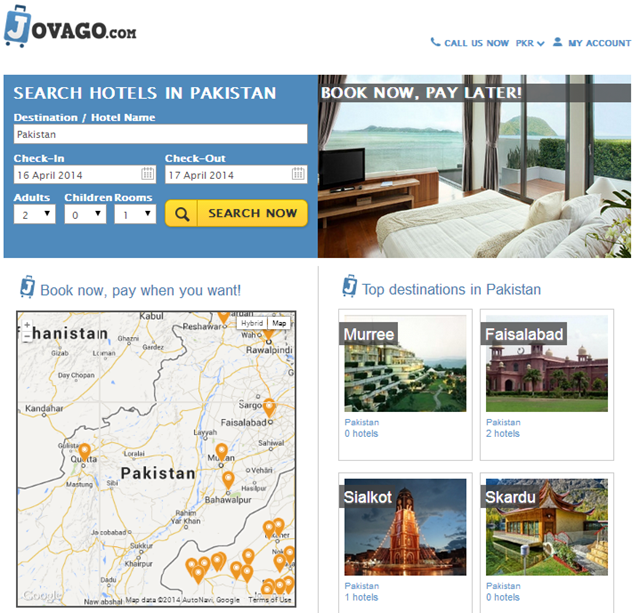 Online Hotel Booking Site Launched in Pakistan