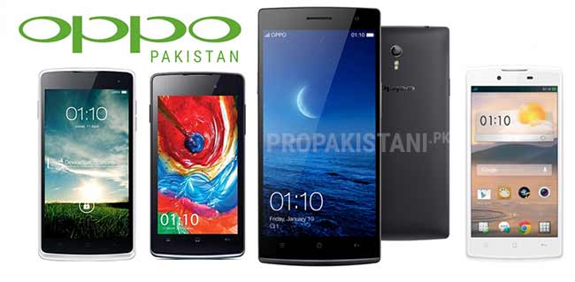 Oppo to Launch its Four Smartphones in Pakistan
