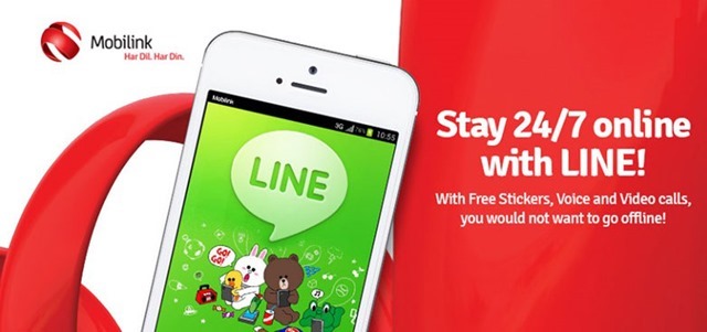 Mobilink Customers Can Enjoy LINE Messenger for Free