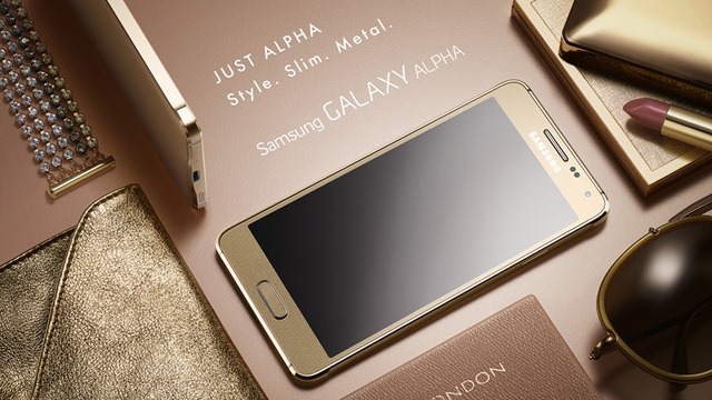 Samsung Unveils Galaxy Alpha with New Metal Design