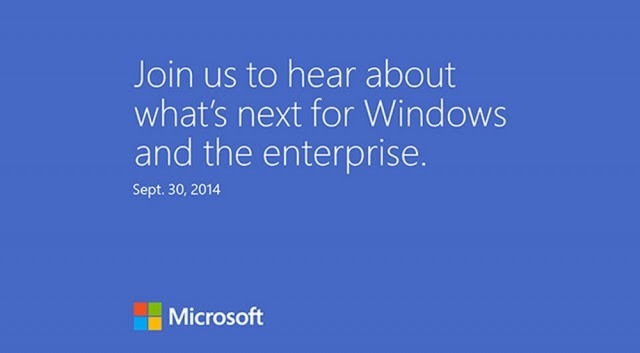 Microsoft to Announce the Next Version of Windows (Threshold) on September 30