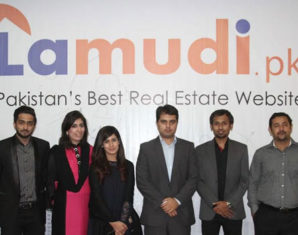Saad Arshad- Coutry Director, Lamudi Pakistan, Anam Zahid- Marketing Manager, Lamudi.pk with Team Lamudi present at the announcement of USD 18M investment to Lamudi for expanding operations