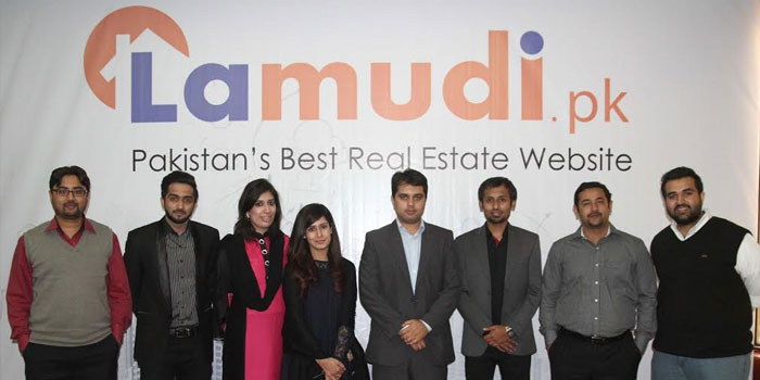 Saad Arshad- Coutry Director, Lamudi Pakistan, Anam Zahid- Marketing Manager, Lamudi.pk with Team Lamudi present at the announcement of USD 18M investment to Lamudi for expanding operations