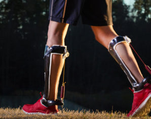 unpowered walking exoskeleton