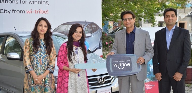 wi-tribe Gives Away Honda City Car to Customer!