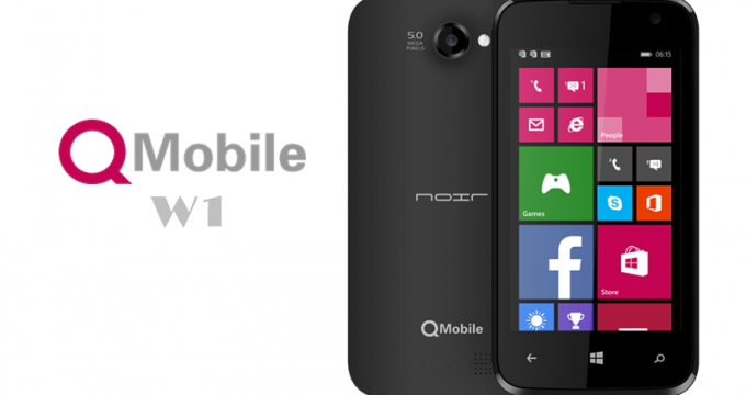 QMobile Reveals W1, the Cheapest Ever Windows Phone