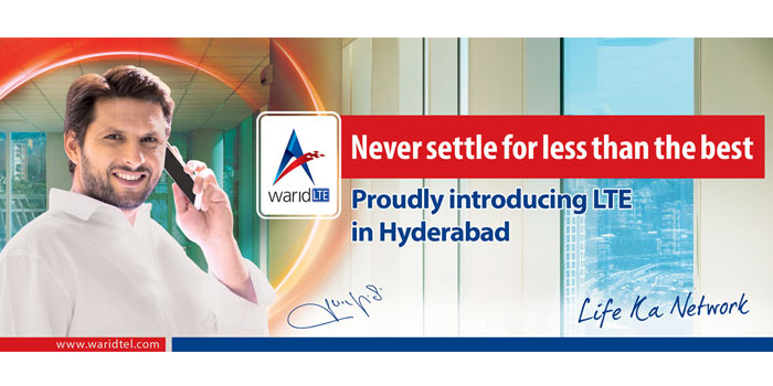 Warid Launches LTE in Hyderabad