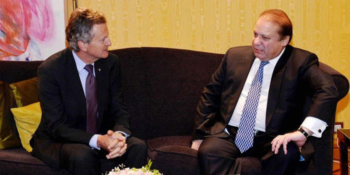Telenor Group CEO Meets Nawaz Sharif
