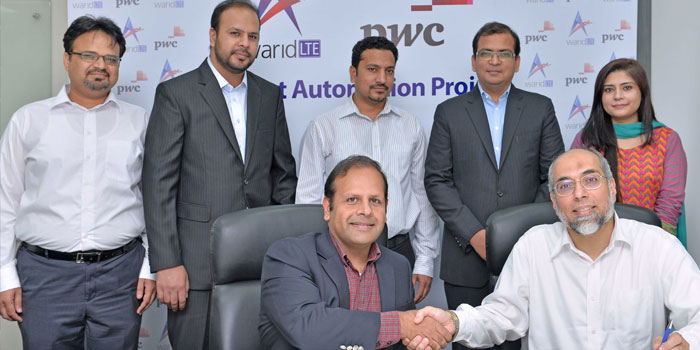 Warid, PWC Sign Agreement for Budget Control Automation Solution