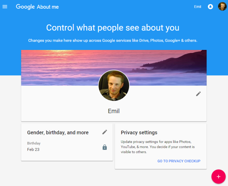 New ‘About Me’ Tool Details What You Have Shared On Google Apps