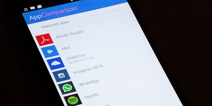 Microsoft AppComparison Finds Windows Mobile Alternatives To Android Apps