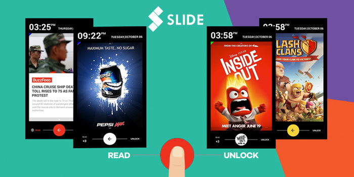 slide lock screen app pakistan