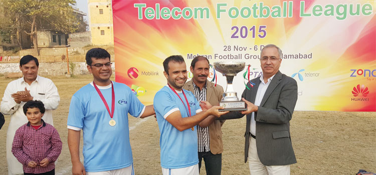 PTA Wins Telecom Football League 2015