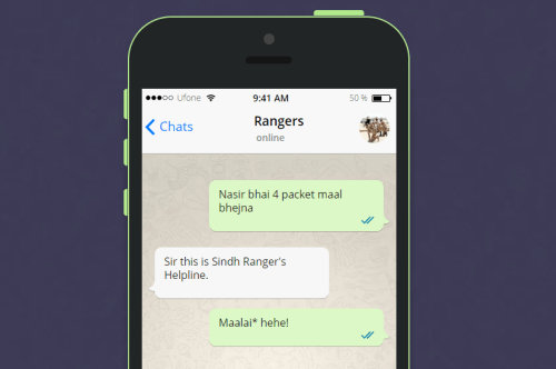 Rangers WhatsApp hotline prank 6 (1)