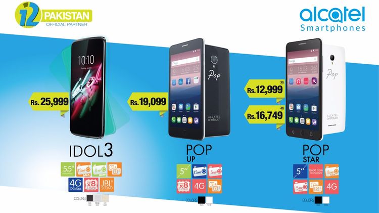 Alcatel Enters Pakistan With 7 Feature and Smartphones