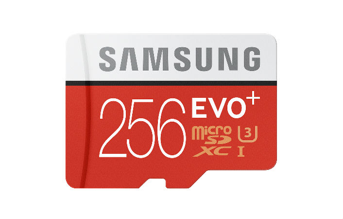 Samsung Unveils the First 256 GB microSD Card