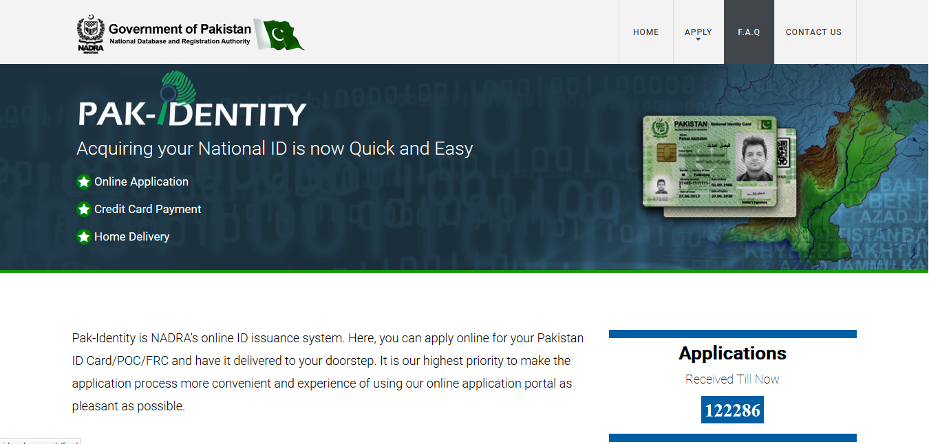 NADRA Is Restarting Online Service for Issuing CNICs for Pakistanis
