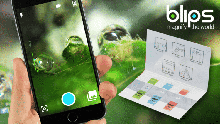 Blips is a Sticker Which Turns Your Phone Into a Digital Microscope 